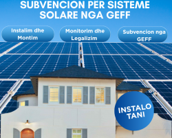 Subvencione per sisteme solare nga GEFF